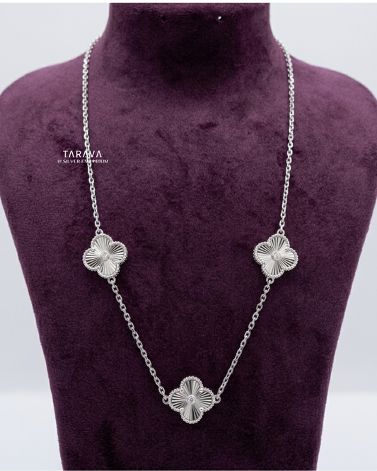 Clover Luxe Station Necklace