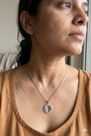 Butterfly Halo Pendant Necklace