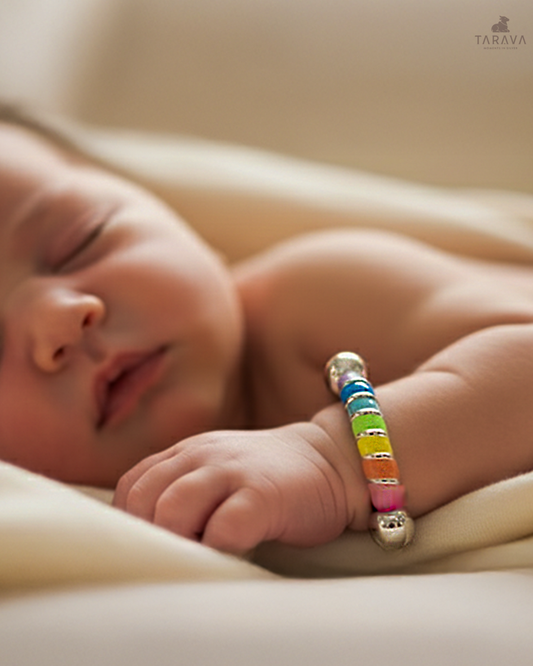 Rainbow Love Silver Kada