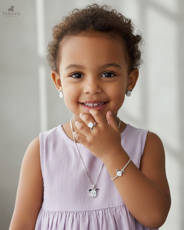 Happy Puppy Silver Set