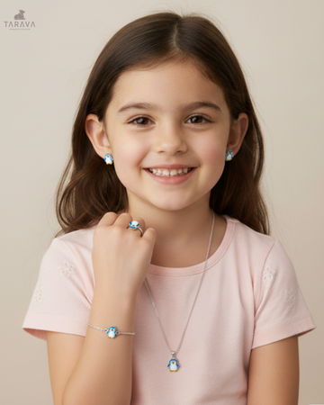 Little Penguin Silver Set