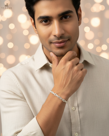 Twisted Silver Bracelet