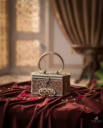 Handcrafted Vintage Silver Purse