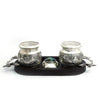 Majestic Silver Bhand Set with Dragon Handle Design