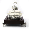 Silver Bowl Set with Floral Engravings