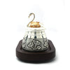 Elegant Silver Bhand Set with Floral Engravings