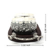 Silver Bowl Set with Dragon Handles and Floral Engravings