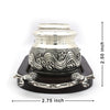Majestic Silver Bhand Set with Dragon Handle Design