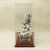 Silver Lakshmi Ganesh Idol Set – Intricately Crafted on Lotus Pedestals