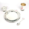 Silver Alphabet & Kitty Kids’ Dinner Set