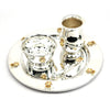 Silver Kids’ Dinner Set – Teddy Bear Theme