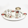 Silver Oval Kids’ Dinner Set – Minnie Mouse Theme