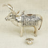 Ornate Silver Rishabh Figurine – Traditional Symbol of Power and Prosperity