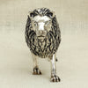 Majestic Silver Lion Figurine – Bold and Regal Decorative Accent
