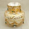 Ornate Silver Ghada with Gold Plating – Embellished with Chains & Engraved Motifs