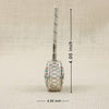 Meena Work Pure Silver Junjuna – Traditional Baby Rattle for Auspicious Gifting