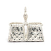 Kankavati HP – Ornate Silver Peacock Box with Textured Base
