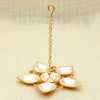 Hanging Lotus Diya Stand – Gold & Silver Finish with Chain Hook