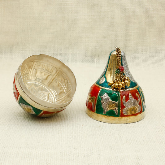 Multicolour Meenakari Nariyal