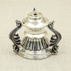 Antique Finish Silver Peacock Handle Dhoopiya – Ornate Traditional Design