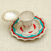 Silver Kankavati Meena – Traditional Enamel Work with Decorative Plate