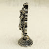 Silver Lord Ganesha Idol – Ornate Detailing with Royal Turban