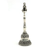 Silver Hanuman Bell – Devotional Ghanti with Folded Hands Idol