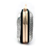 Silver Filigree Velvet Clutch – Handcrafted Elegance