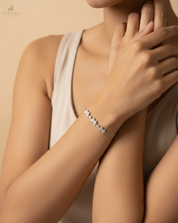 Butterfly Grace Silver Bracelet