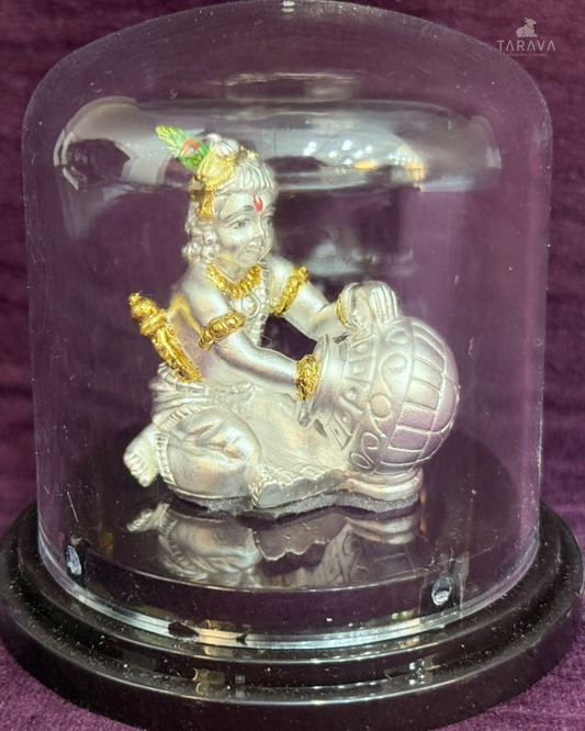 Bal Gopal Silver Statue Electroforming