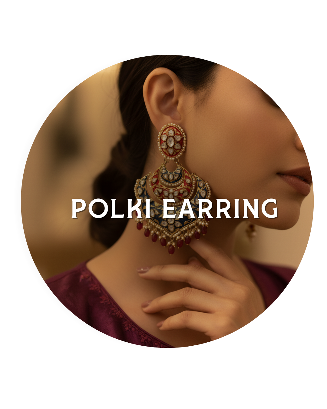 Polki Earrings