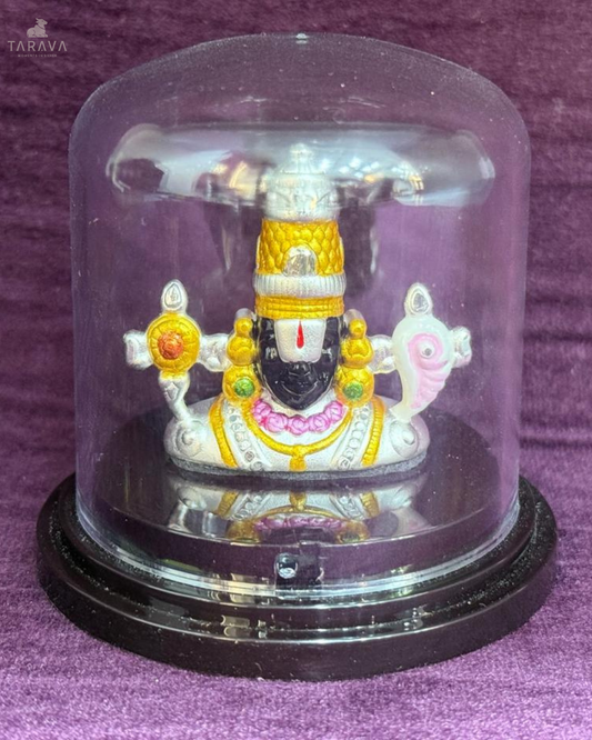 Silver Crafted Balaji Idol Electroforming
